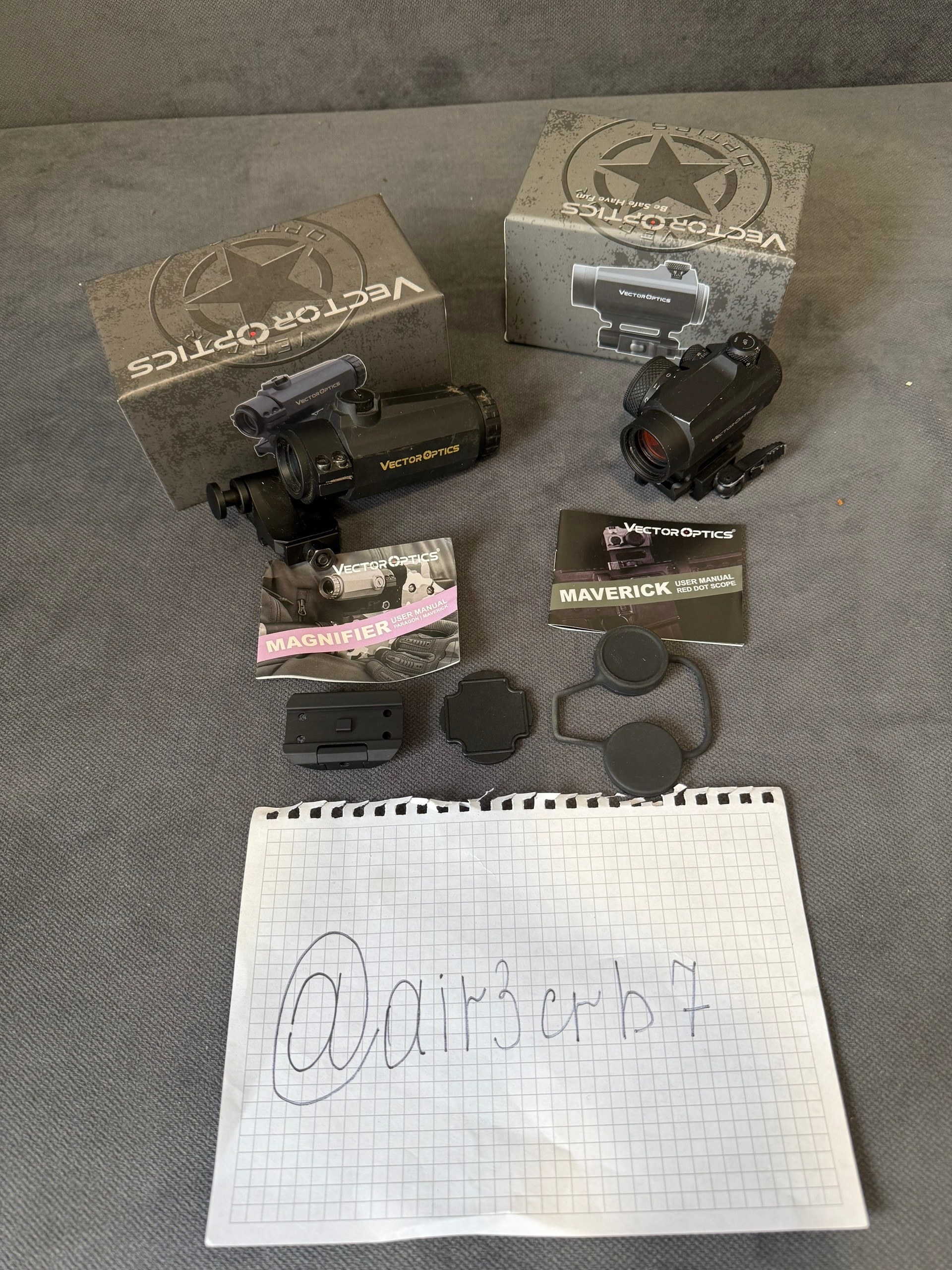 Vector Optics Maverick 1×22 GenII + Maverick-III 3×22 MIL